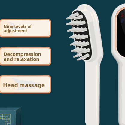 Laser scalp Therapy Comb Splashis 9-speed-massager adjustable-intensity advanced-technology affordable-luxury age-related-thinning aging-reversal alopecia-treatment anagen-activation anti-hair-loss anti-inflammatory antibacterial-therapy