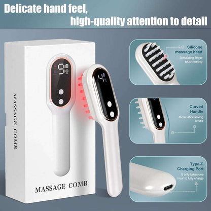 Laser scalp Therapy Comb Splashis 9-speed-massager adjustable-intensity advanced-technology affordable-luxury age-related-thinning aging-reversal alopecia-treatment anagen-activation anti-hair-loss anti-inflammatory antibacterial-therapy
