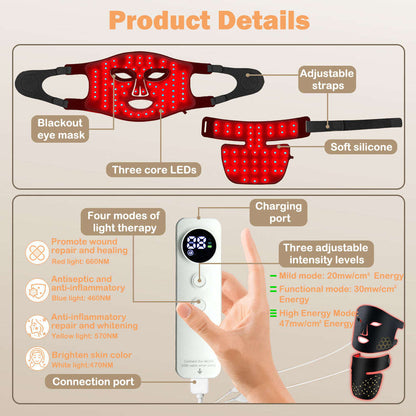 LED Photon Therapy Skin Rejuvenation Splashis acne-treatment adjustable-intensity adulting-done-right advanced-skincare affordable-luxury all-skin-types anti-aging-mask anti-wrinkle-device at-home-facial award-winning beauty-editor-pick
