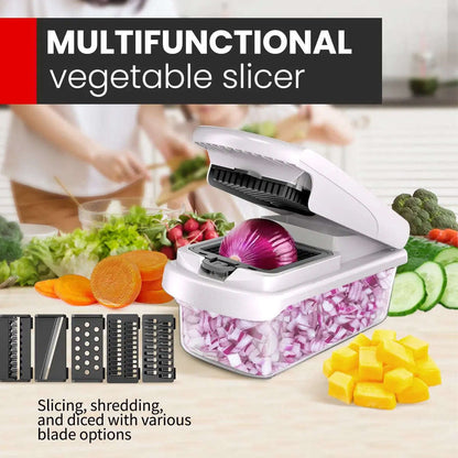 Master 15-in-1 Vegetable Chopper Splashis 5-star rated ABS plastic affordable luxury all-in-one kitchen apartment kitchen best value birthday gifts bowl meal prep busy professional chef gifts chopping tool coleslaw cutter compact kitchen gadget