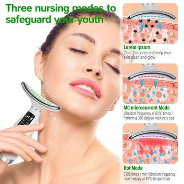 Microcurrent Neck & Face Massager - Splashis Microcurrent Neck & Face Massager - Splashis