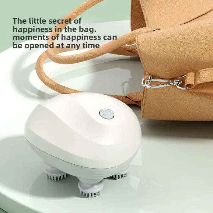 Mini electric head and scalp massager — primary view Main image