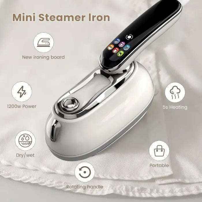 Mini garment steamer and press — additional view 3