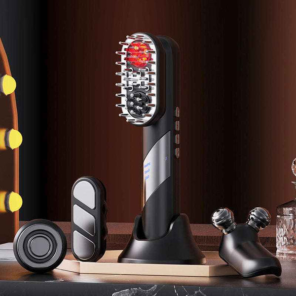Scalp massage comb with light — additional view 9