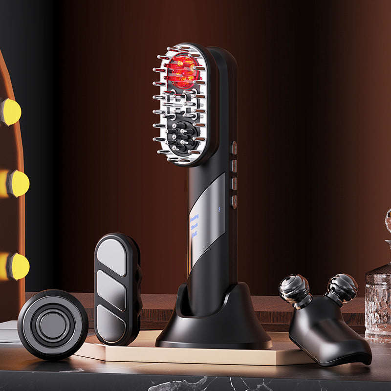 Multifunctional EMS Scalp Comb Splashis 4-in-1-hair-tool accurate acupressure-points adaptable adjustable advanced-features affordable-luxury all-in-one amazing anagen-activator anti-hair-loss anti-inflammatory-scalp at-home-therapy