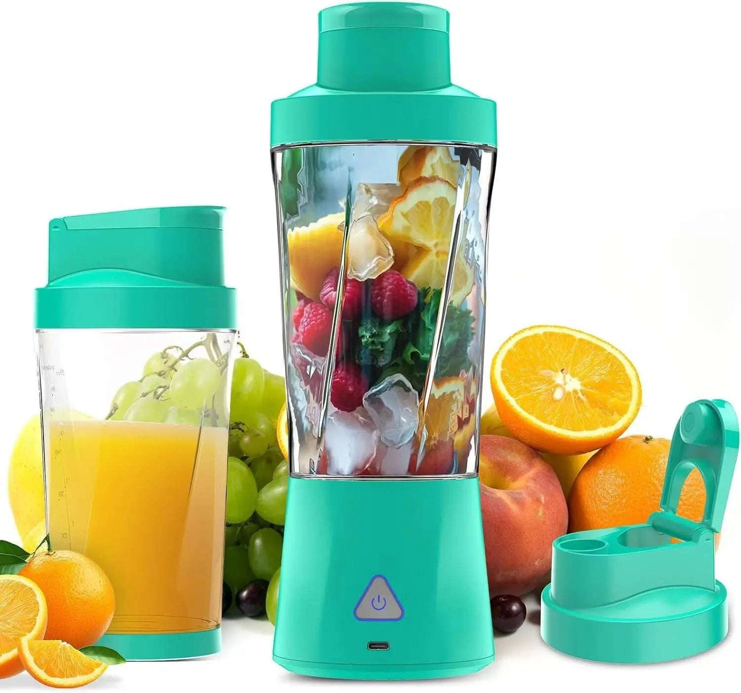Portable Electric Blender Cup 600ml Splashis 22000 RPM 360W Blender 5-Blade Blender 6000mAh Battery Blender Cup Blenders & Juicers BPA free blender camping blender Cordless Juicer Diet Blender Dorm Blender Electric Juicer Electric Mixer fitness