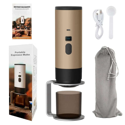 Portable Espresso Machine Splashis backpacking coffee battery powered coffee camping coffee maker capsule coffee maker cordless coffee maker digital nomad coffee espresso on the go gift for coffee lover mini espresso machine Nespresso portable