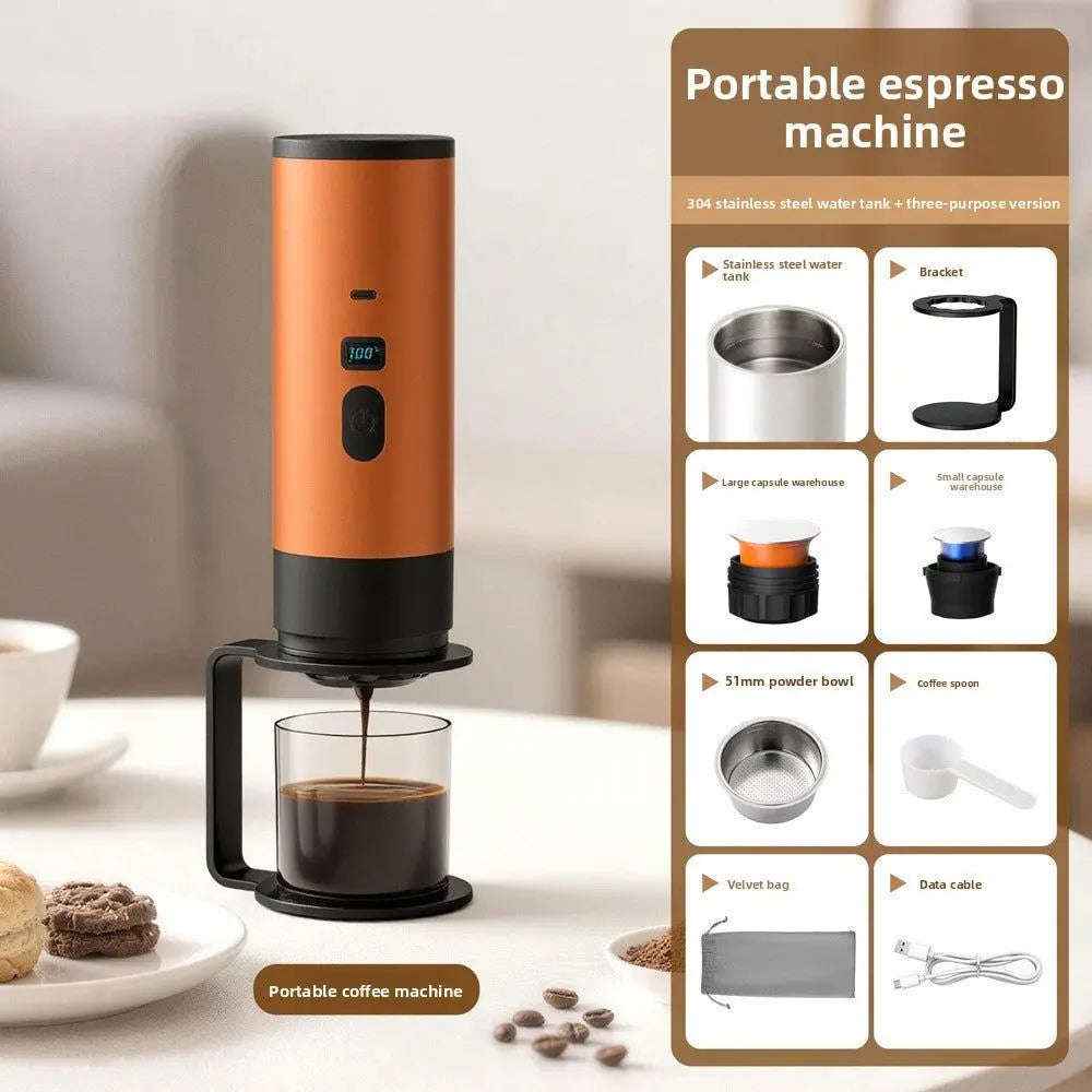 Portable espresso maker — primary view