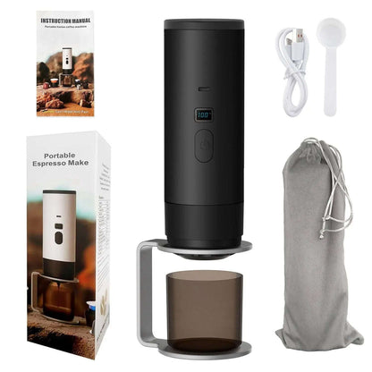 Portable Espresso Machine Splashis backpacking coffee battery powered coffee camping coffee maker capsule coffee maker cordless coffee maker digital nomad coffee espresso on the go gift for coffee lover mini espresso machine Nespresso portable