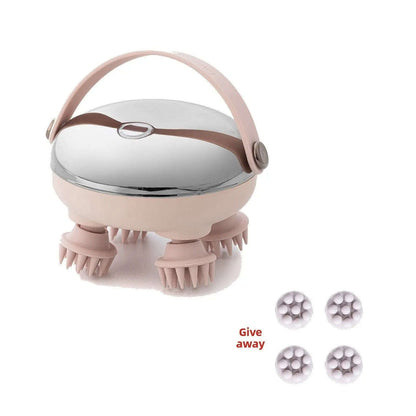 Portable Head Scalp Massager Splashis 2 Speed Massager Acupressure Massager Adjustable Intensity Anti-Stress Anti-Stress Device Beauty & Personal Care Beauty & Wellness Bestseller Blood Circulation Button Control Massager Calming Device Compact