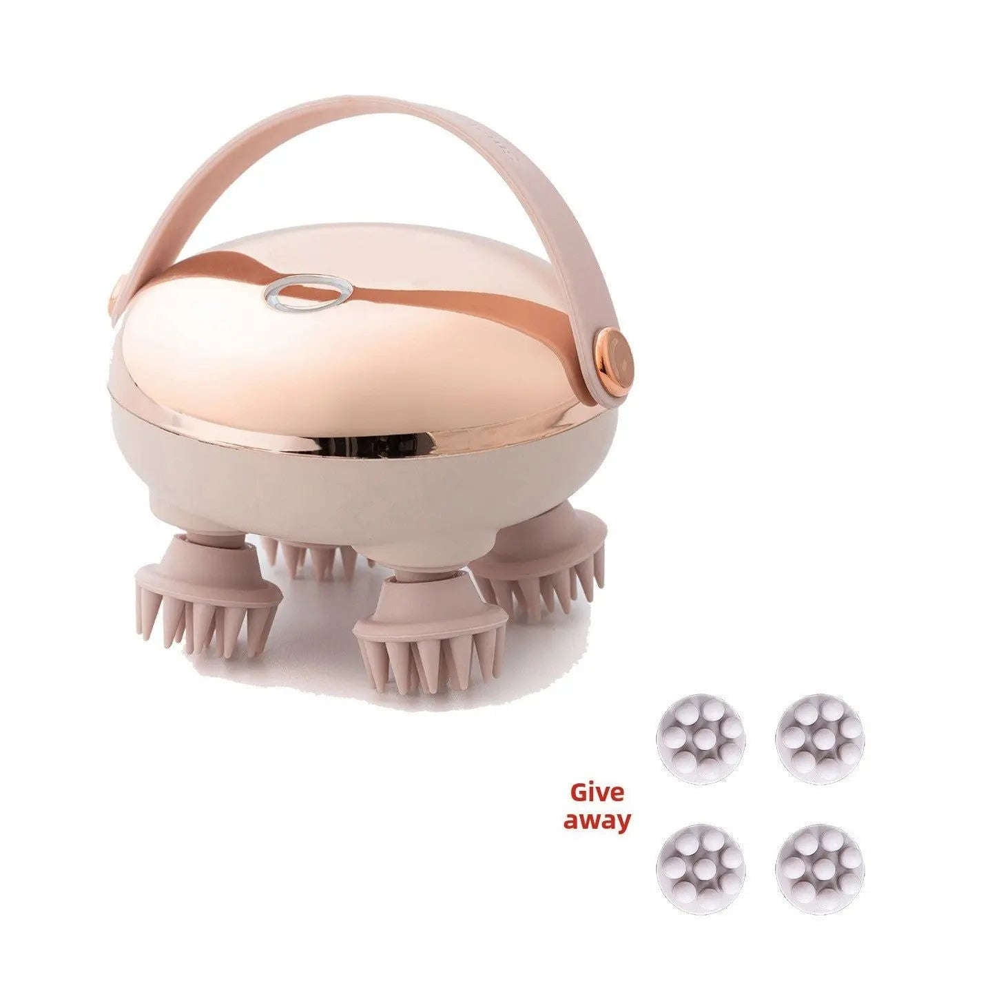 Portable Head Scalp Massager Splashis 2 Speed Massager Acupressure Massager Adjustable Intensity Anti-Stress Anti-Stress Device Beauty & Personal Care Beauty & Wellness Bestseller Blood Circulation Button Control Massager Calming Device Compact