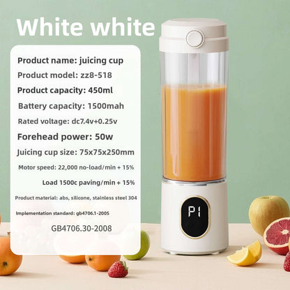 Portable Smoothie Blender Splashis 12 blade blender 18000 RPM battery powered blender blender cordless blender handheld blender juice blender shake maker blender USB rechargeable camping blender convenient blending convenient blending fresh