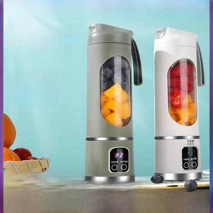 Portable Smoothie Blender Splashis 12 blade blender 18000 RPM battery powered blender blender cordless blender handheld blender juice blender shake maker blender USB rechargeable camping blender convenient blending convenient blending fresh