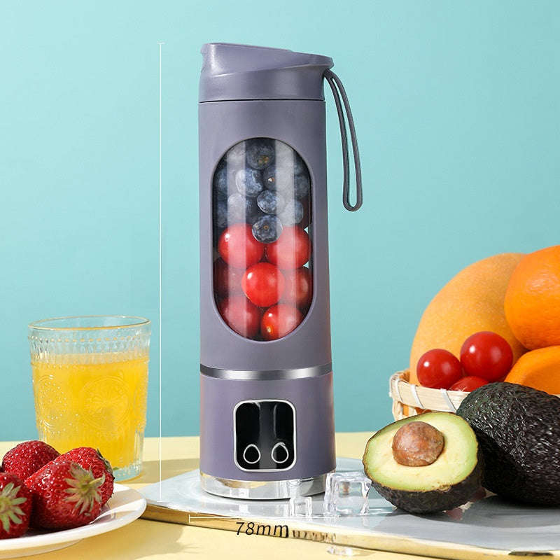 Portable Smoothie Blender Splashis 12 blade blender 18000 RPM battery powered blender blender cordless blender handheld blender juice blender shake maker blender USB rechargeable camping blender convenient blending convenient blending fresh