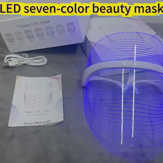 7-Color LED Photon Facial Mask-Personal Care Appliances-Splashis-Splashis
