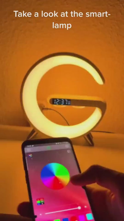 RGB Alarm Clock & Wireless-Home Office Storage-Splashis-Splashis