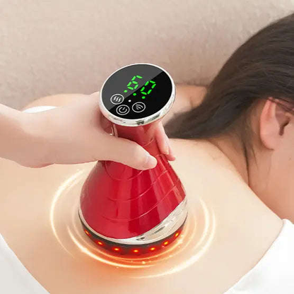 Red Light Therapy Massager Splashis 3000mAh massager ABS massager acupressure massage tool adjustable heat massager affordable red light therapy anti-inflammatory device at home massage athlete massager athletic recovery tool back massager best