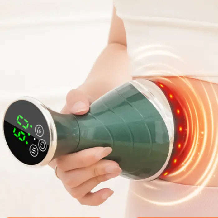Red Light Therapy Massager Splashis 3000mAh massager ABS massager acupressure massage tool adjustable heat massager affordable red light therapy anti-inflammatory device at home massage athlete massager athletic recovery tool back massager best