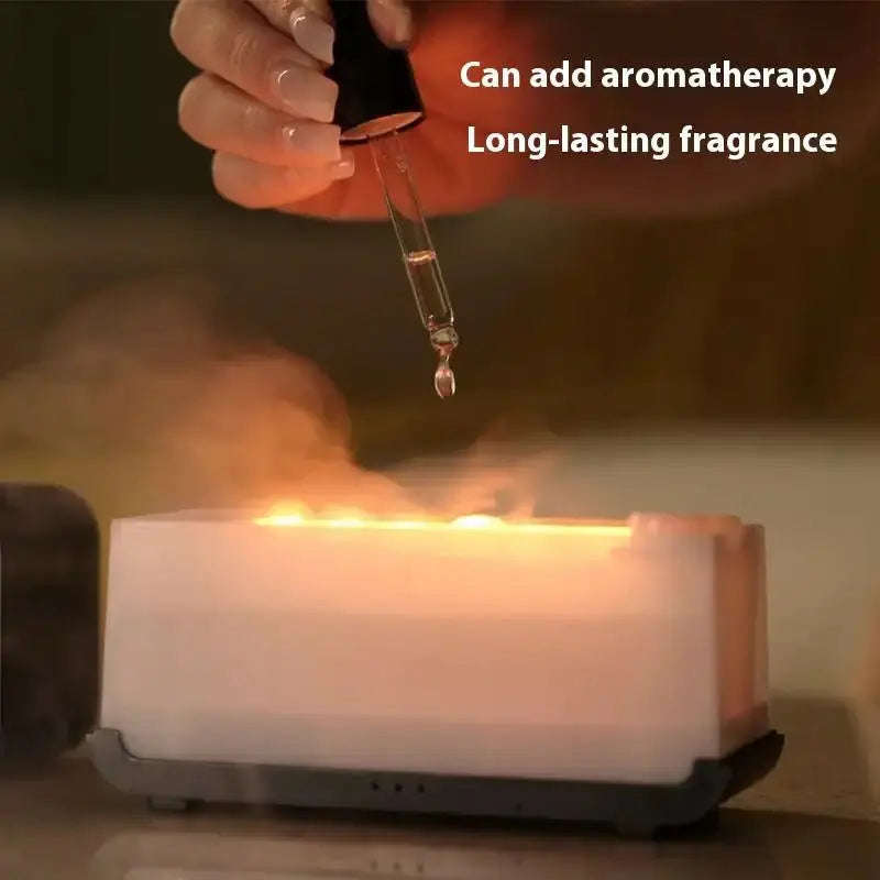 Simulated Flame Humidifier Splashis 3d-flame-humidifier aesthetic-humidifier aesthetic-lighting affordable-luxury air-humidifier air-moisturizer allergy-relief ambient-lighting anniversary-gift anxiety-free-space anxiety-relief