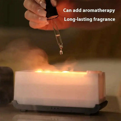 Simulated Flame Humidifier Splashis 3d-flame-humidifier aesthetic-humidifier aesthetic-lighting affordable-luxury air-humidifier air-moisturizer allergy-relief ambient-lighting anniversary-gift anxiety-free-space anxiety-relief