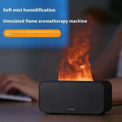 Simulated Flame Humidifier Splashis 3d-flame-humidifier aesthetic-humidifier aesthetic-lighting affordable-luxury air-humidifier air-moisturizer allergy-relief ambient-lighting anniversary-gift anxiety-free-space anxiety-relief