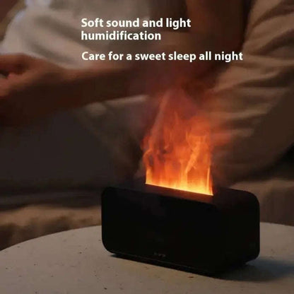 Simulated Flame Humidifier Splashis 3d-flame-humidifier aesthetic-humidifier aesthetic-lighting affordable-luxury air-humidifier air-moisturizer allergy-relief ambient-lighting anniversary-gift anxiety-free-space anxiety-relief