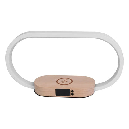 Smart 3-in-1 Wireless Charging Lamp Splashis 10W charger 10w-fast-charging-lamp 3-in-1 lamp 3-in-1-bedside-charging-station 3-in-1-desk-lamp adjustable lamp aluminum lamp aluminum-wood-desk-lamp apartment living apartment therapy bedroom decor