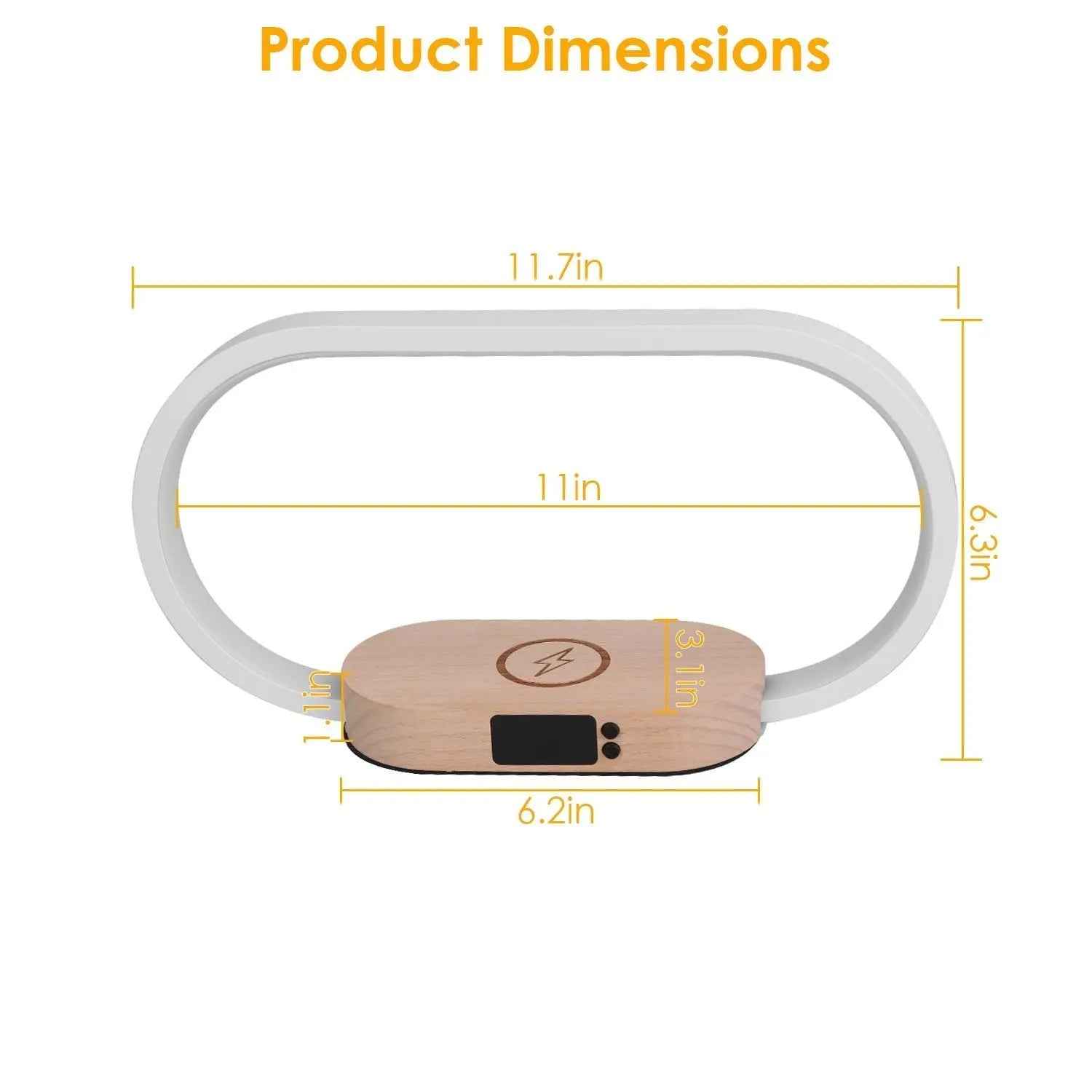 Smart Wireless Charging Lamp - 3-in-1 Multifunctional Design 副圖