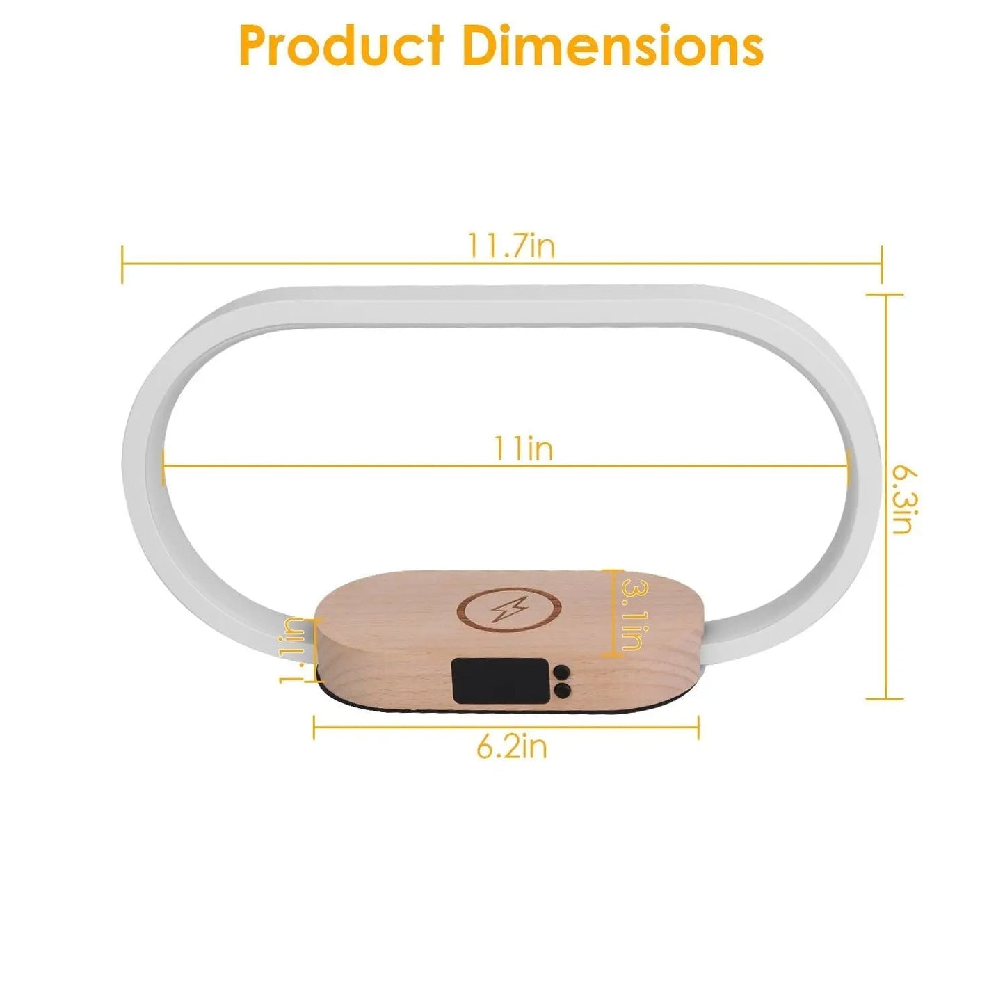 Smart 3-in-1 Wireless Charging Lamp Splashis 10W charger 10w-fast-charging-lamp 3-in-1 lamp 3-in-1-bedside-charging-station 3-in-1-desk-lamp adjustable lamp aluminum lamp aluminum-wood-desk-lamp apartment living apartment therapy bedroom decor