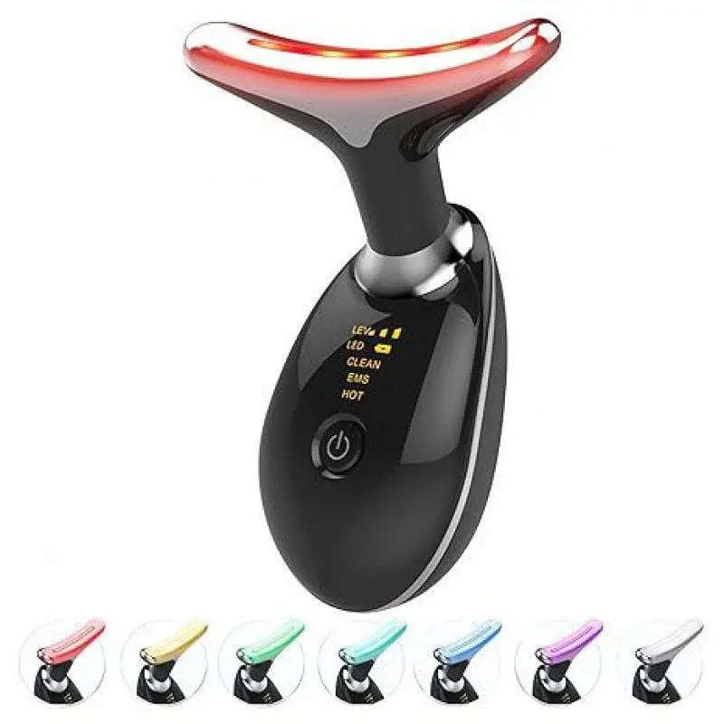 Smart 7-Color LED Neck Rejuvenation Splashis 7 Color LED 7 Color LED Face Device Affordable Beauty Device Anniversary Gift Anti Aging LED Device For Face Anti Aging Skincare Anti Aging Tool Anti Wrinkle Device At Home LED Treatment At Home Spa
