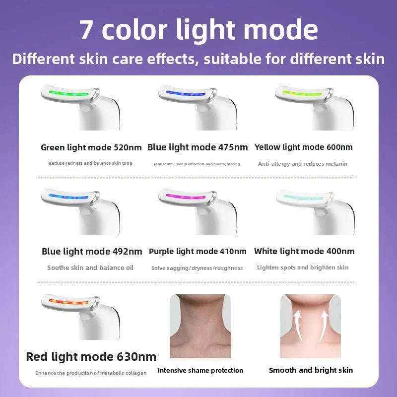 7-color LED neck and face care device — additional view 5