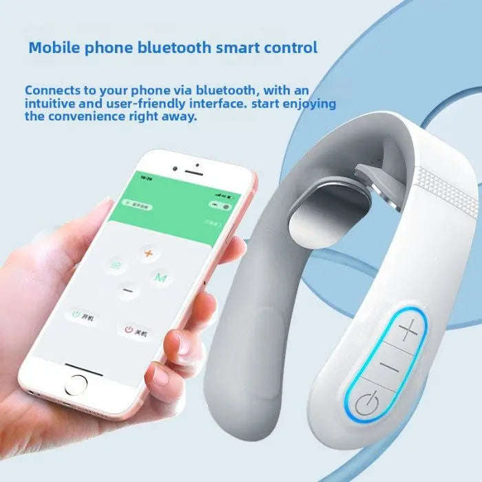 Smart Bluetooth Neck Massager Splashis app controlled neck massager best smart neck massager 2024 bluetooth cervical massager bluetooth neck massager cervical massage device cheap smart neck massager compact neck massager cordless neck massager