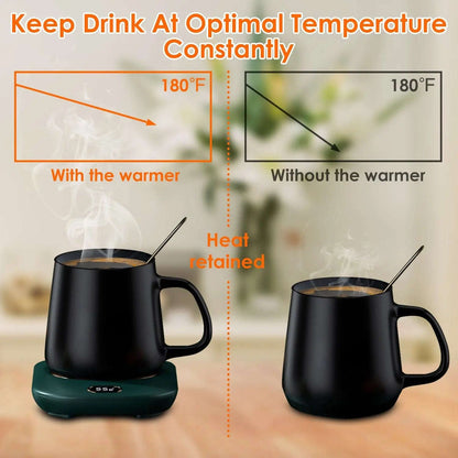 Smart Cup Warmer for Coffee & Tea Splashis auto shutoff mug warmer coffee cup warmer for desk coffee warmer coffee warmer plate cup warmer desk mug warmer digital mug warmer electric mug warmer gift for coffee lover heated coaster hot drink