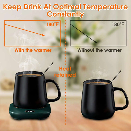 Smart Cup Warmer for Coffee & Tea Splashis auto shutoff mug warmer coffee cup warmer for desk coffee warmer coffee warmer plate cup warmer desk mug warmer digital mug warmer electric mug warmer gift for coffee lover heated coaster hot drink