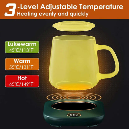 Smart Cup Warmer for Coffee & Tea Splashis auto shutoff mug warmer coffee cup warmer for desk coffee warmer coffee warmer plate cup warmer desk mug warmer digital mug warmer electric mug warmer gift for coffee lover heated coaster hot drink