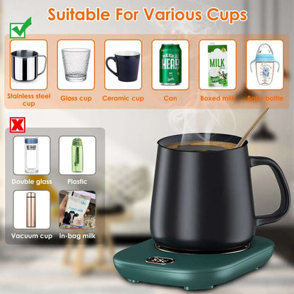 Smart Cup Warmer for Coffee & Tea Splashis auto shutoff mug warmer coffee cup warmer for desk coffee warmer coffee warmer plate cup warmer desk mug warmer digital mug warmer electric mug warmer gift for coffee lover heated coaster hot drink