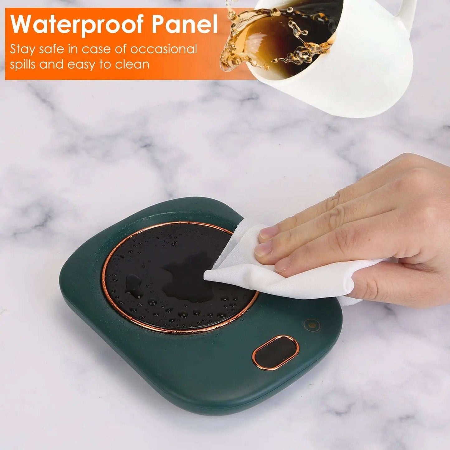 Smart Cup Warmer for Coffee & Tea Splashis auto shutoff mug warmer coffee cup warmer for desk coffee warmer coffee warmer plate cup warmer desk mug warmer digital mug warmer electric mug warmer gift for coffee lover heated coaster hot drink