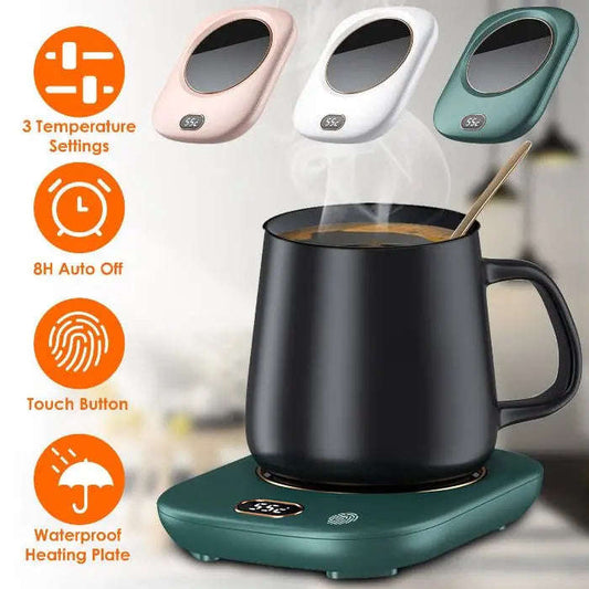 Smart Cup Warmer for Coffee & Tea Splashis auto shutoff mug warmer coffee cup warmer for desk coffee warmer coffee warmer plate cup warmer desk mug warmer digital mug warmer electric mug warmer gift for coffee lover heated coaster hot drink