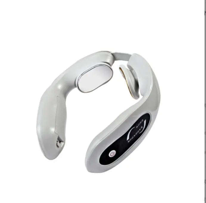 Smart EMS Neck Massager with Heat Splashis affordable self-care affordable-wellness best massager Boards: "Pain Relief Solutions" | "Office Wellness Essentials" | "Self Care Must-Haves" | "Travel Health Accessories" | "Work From Home Setup"