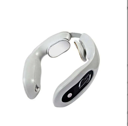 Smart EMS Neck Massager with Heat Splashis affordable self-care affordable-wellness best massager Boards: "Pain Relief Solutions" | "Office Wellness Essentials" | "Self Care Must-Haves" | "Travel Health Accessories" | "Work From Home Setup"