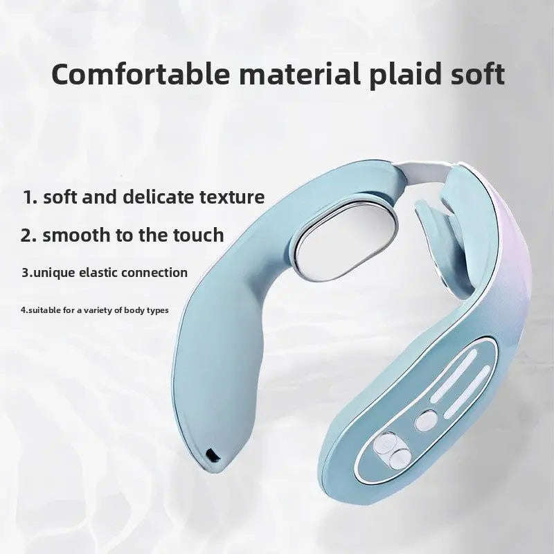 Smart EMS Neck Massager with Heat Splashis affordable self-care affordable-wellness best massager Boards: "Pain Relief Solutions" | "Office Wellness Essentials" | "Self Care Must-Haves" | "Travel Health Accessories" | "Work From Home Setup"