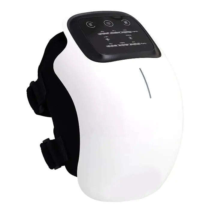 Smart Heated Knee Massager Splashis 15-intensity-levels 3-in-1-knee-therapy 3-massage-modes 3000mah-knee-device 360-degree-knee-coverage acl-recovery-device acute-knee-pain-treatment adjustable-knee-massager adjustable-velcro-knee-strap