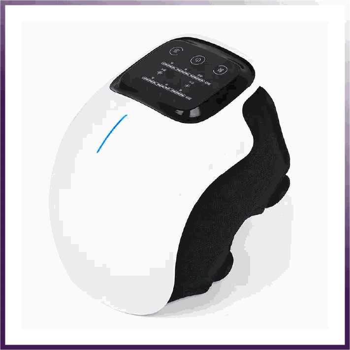 Smart Heated Knee Massager Splashis 15-intensity-levels 3-in-1-knee-therapy 3-massage-modes 3000mah-knee-device 360-degree-knee-coverage acl-recovery-device acute-knee-pain-treatment adjustable-knee-massager adjustable-velcro-knee-strap