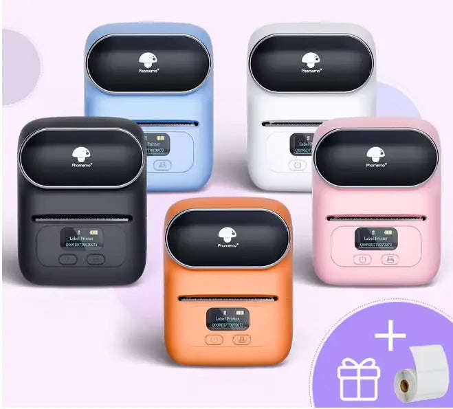 Smart M110 Mini Bluetooth Label Printer Splashis Address Label Printer Affordable Printer Amazon Seller Tools Android Printer App Printer Back To School Bakery Labels Barcode Label Printer Barcode Label Printer Portable barcode printer Battery