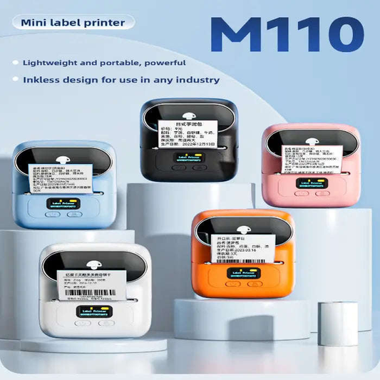 Smart M110 Mini Bluetooth Label Printer Splashis Address Label Printer Affordable Printer Amazon Seller Tools Android Printer App Printer Back To School Bakery Labels Barcode Label Printer Barcode Label Printer Portable barcode printer Battery