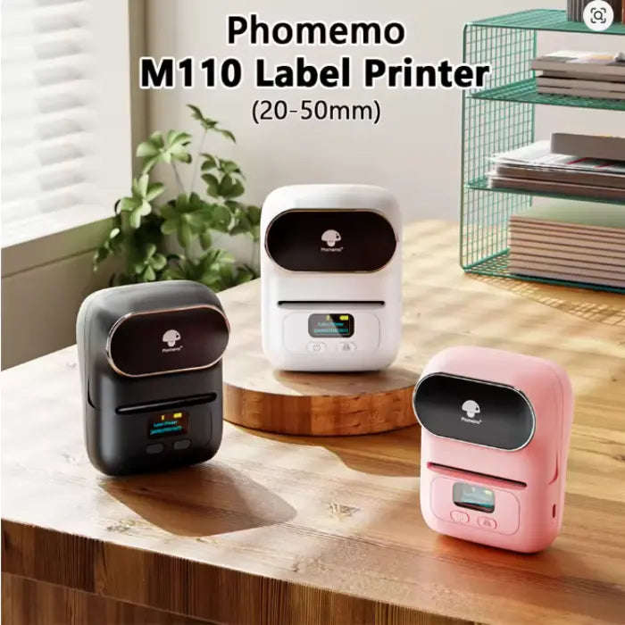 Smart M110 Mini Bluetooth Label Printer Splashis Address Label Printer Affordable Printer Amazon Seller Tools Android Printer App Printer Back To School Bakery Labels Barcode Label Printer Barcode Label Printer Portable barcode printer Battery
