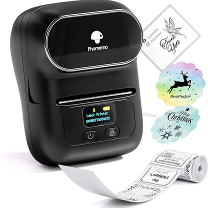 Smart M110 Mini Bluetooth Label Printer Splashis Address Label Printer Affordable Printer Amazon Seller Tools Android Printer App Printer Back To School Bakery Labels Barcode Label Printer Barcode Label Printer Portable barcode printer Battery