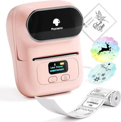 Smart M110 Mini Bluetooth Label Printer Splashis Address Label Printer Affordable Printer Amazon Seller Tools Android Printer App Printer Back To School Bakery Labels Barcode Label Printer Barcode Label Printer Portable barcode printer Battery
