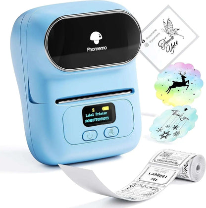 Smart M110 Mini Bluetooth Label Printer Splashis Address Label Printer Affordable Printer Amazon Seller Tools Android Printer App Printer Back To School Bakery Labels Barcode Label Printer Barcode Label Printer Portable barcode printer Battery