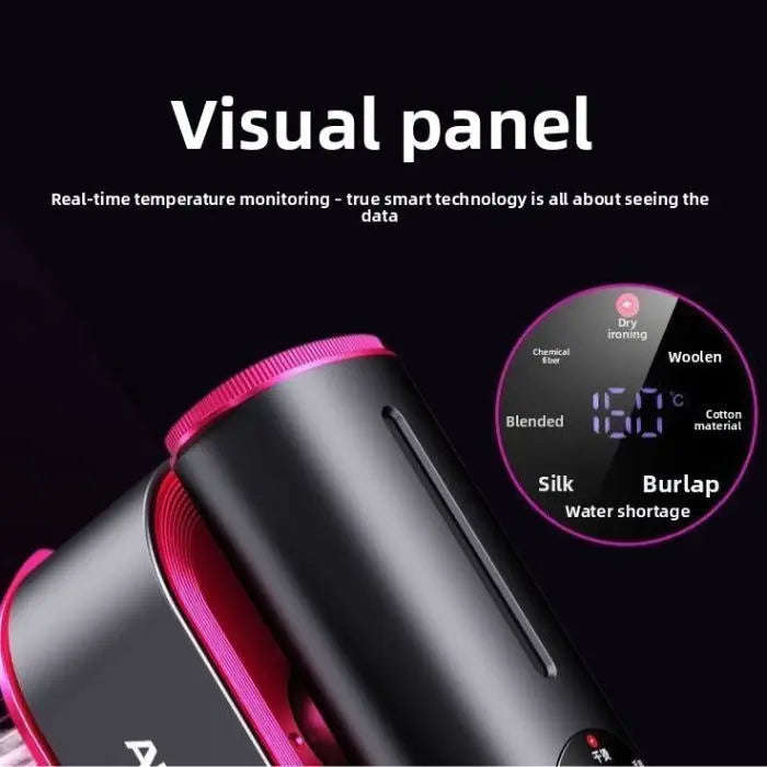 Smart Portable Garment Steamer Splashis 1000W clothes steamer best travel steamer 2025 business travel steamer clothes steamer for travel compact garment steamer digital display steamer dual voltage steamer fabric steamer portable foldable